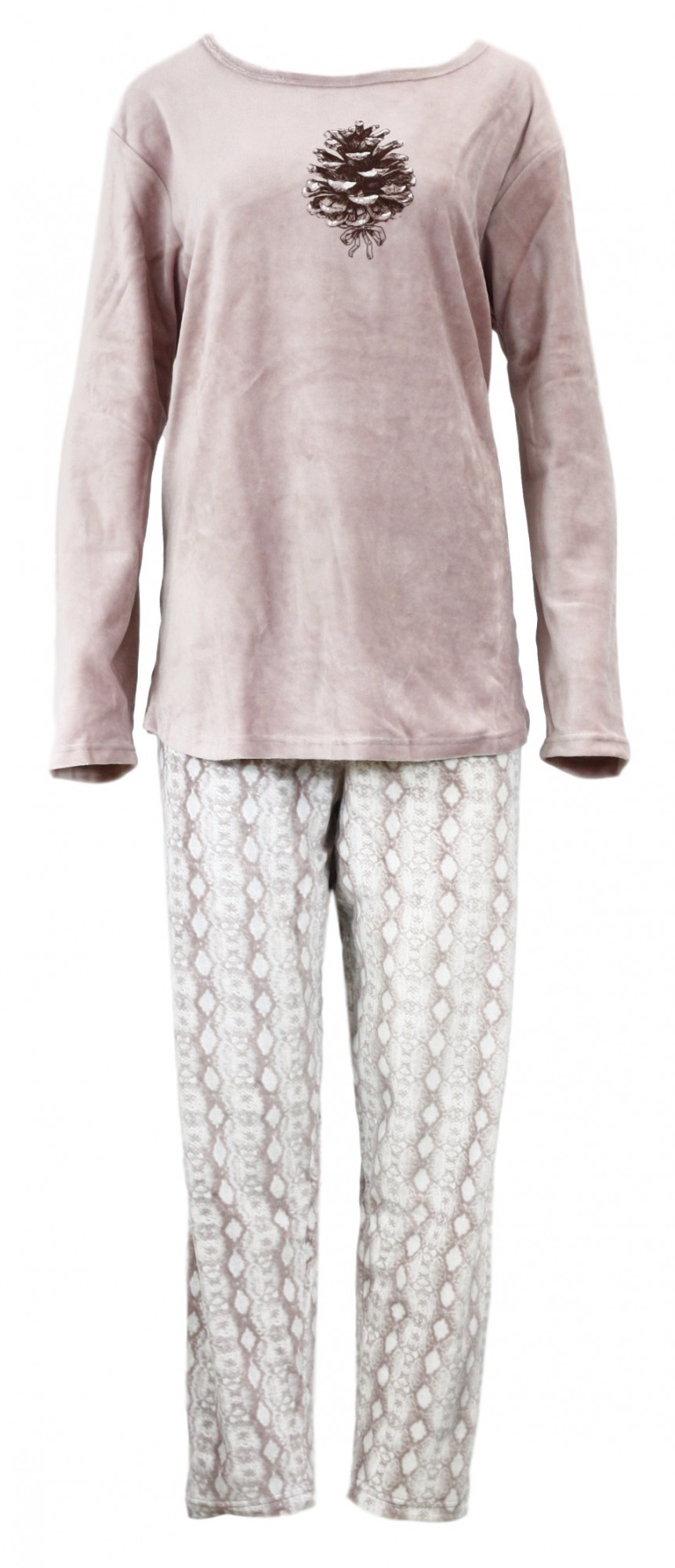 Dámské pyžamo model 18409018 starorůžová 3XL - Vienetta