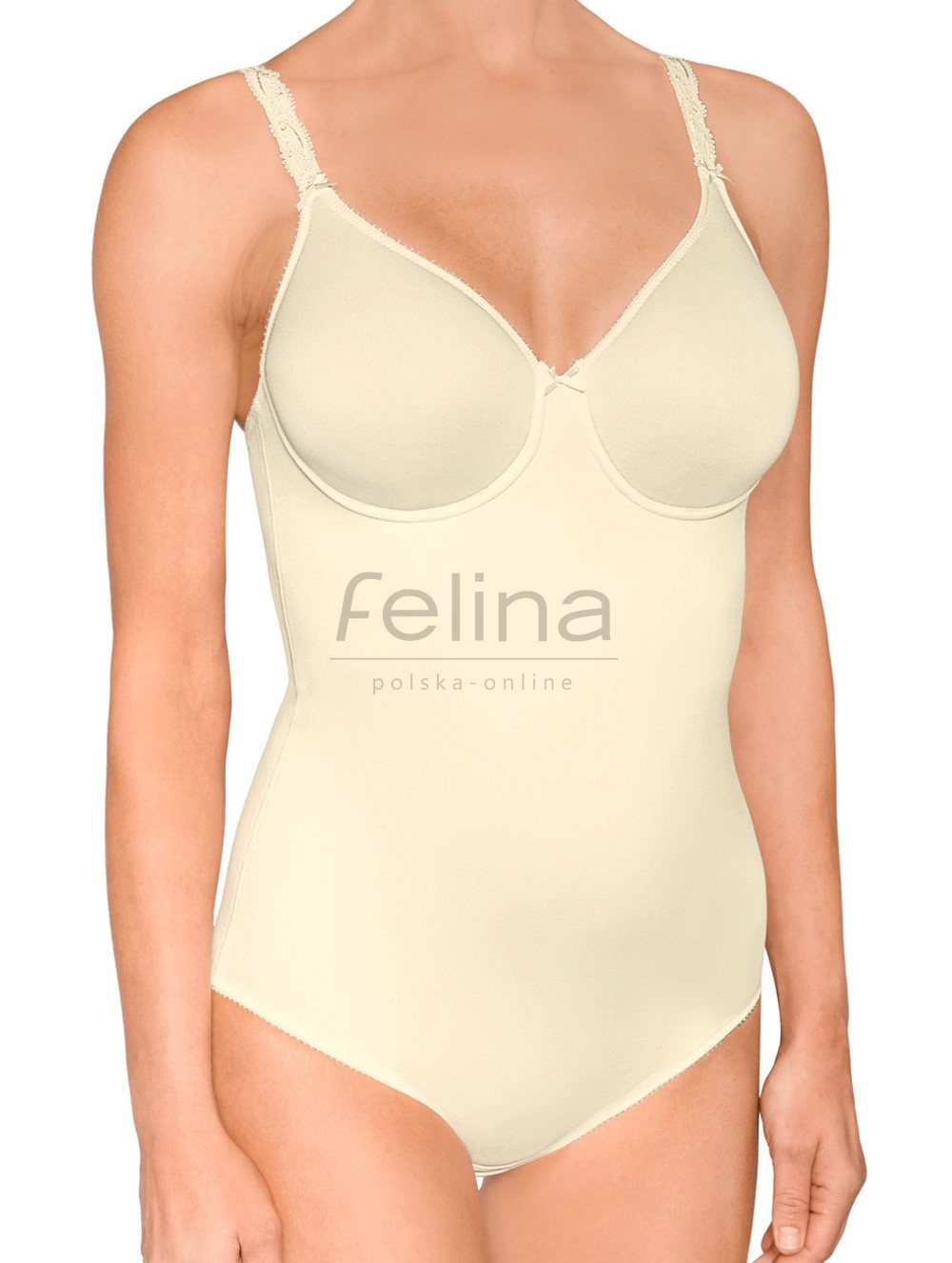 Obrázok Body s kosticou Choice 252208 - Felina 100D vanilka