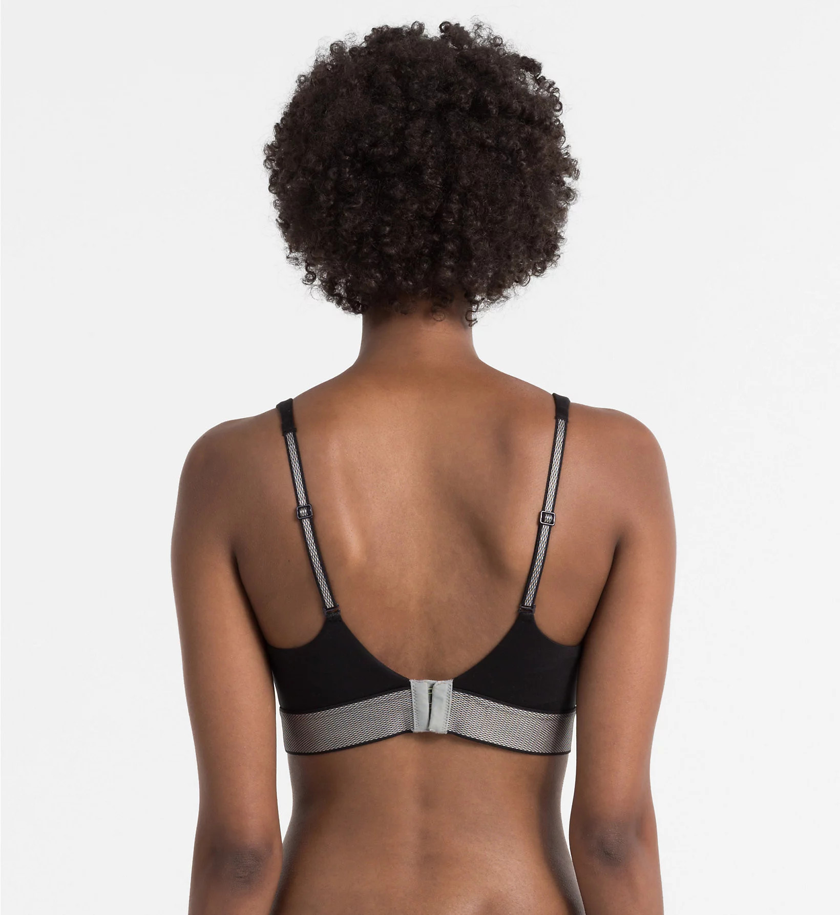 Podprsenka push-up Customized Stretch QF4052E - Calvin Klein šedá 70C - thumb (2)