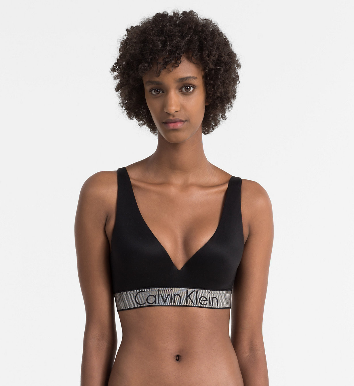 Obrázok Podprsenka Calvin Klein Plunge push up QF4052E 80 C Žltá