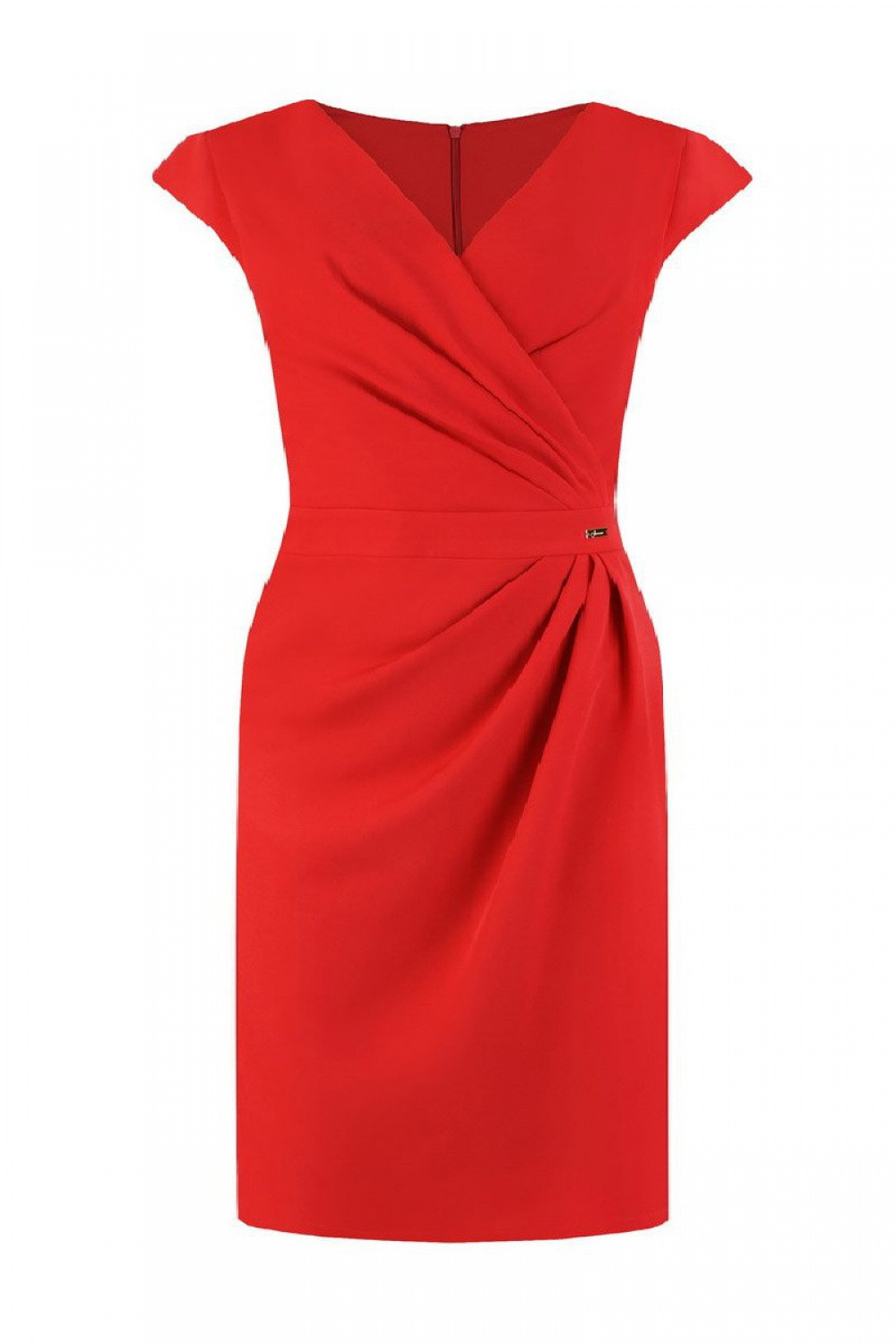 Dámské šaty model 15610172 červená 46 - Jersa