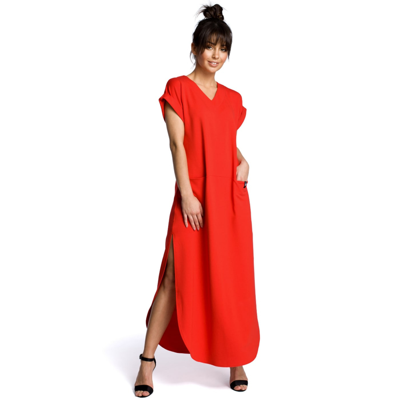 Dámské šaty model 15768194 červená 2XL/3XL - BeWear