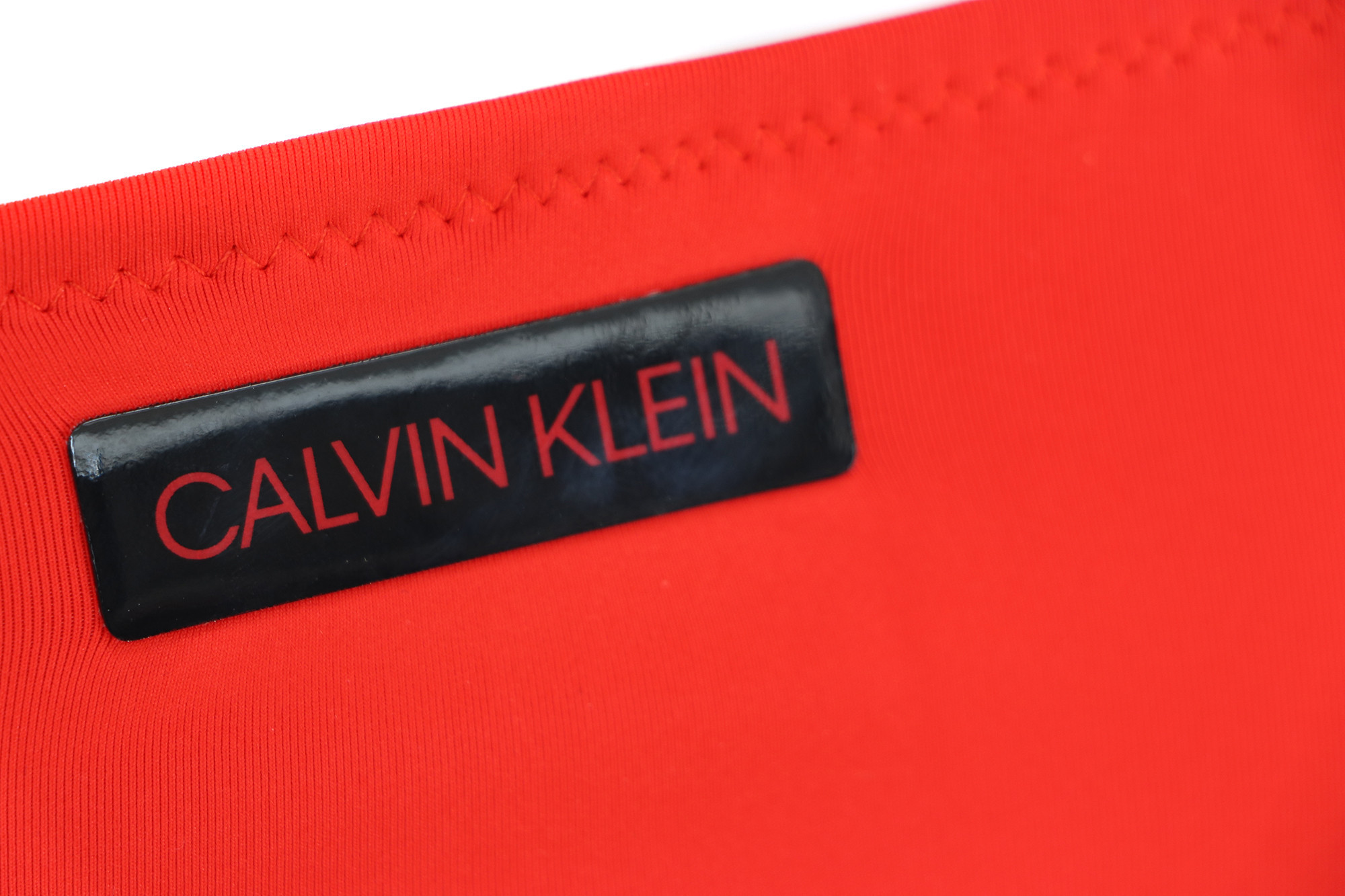 Spodní díl plavek KW0KW00800-XA7 červená - Calvin Klein červená S