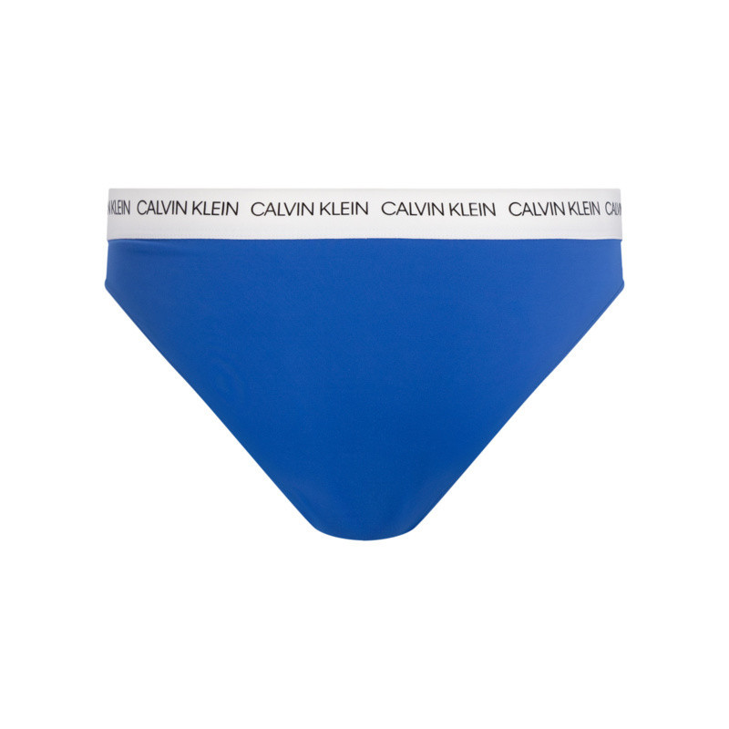 Spodní díl plavek KW0KW00658-CHQ modrobílá - Calvin Klein modro-bílá L