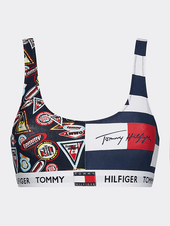 Obrázok Tommy Hilfiger farebná podprsenka Bralette Print