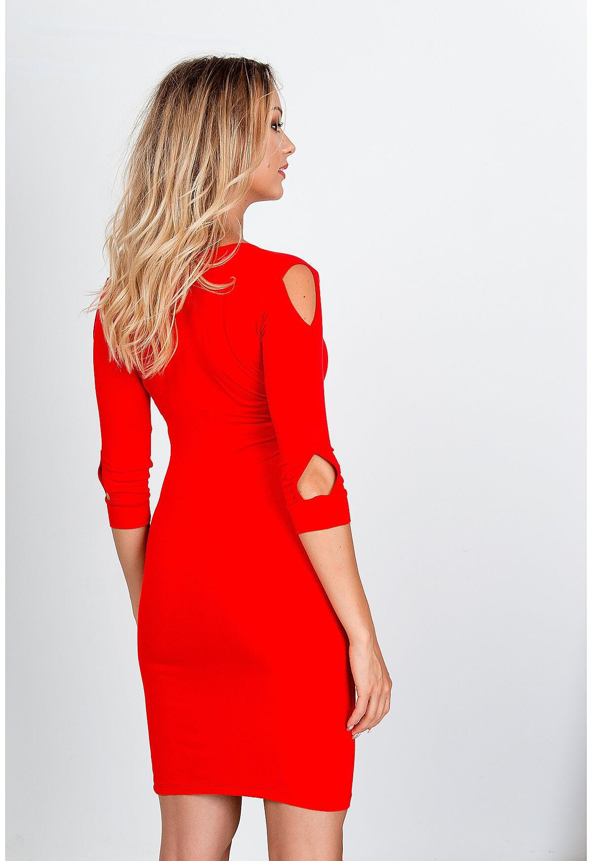 Dámské šaty model 18346973 Kesi červená M - SoSimply