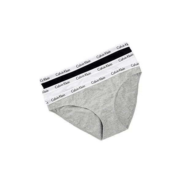 Obrázok Calvin Klein 3Pack Bikinis White/ Grey/ Black XS