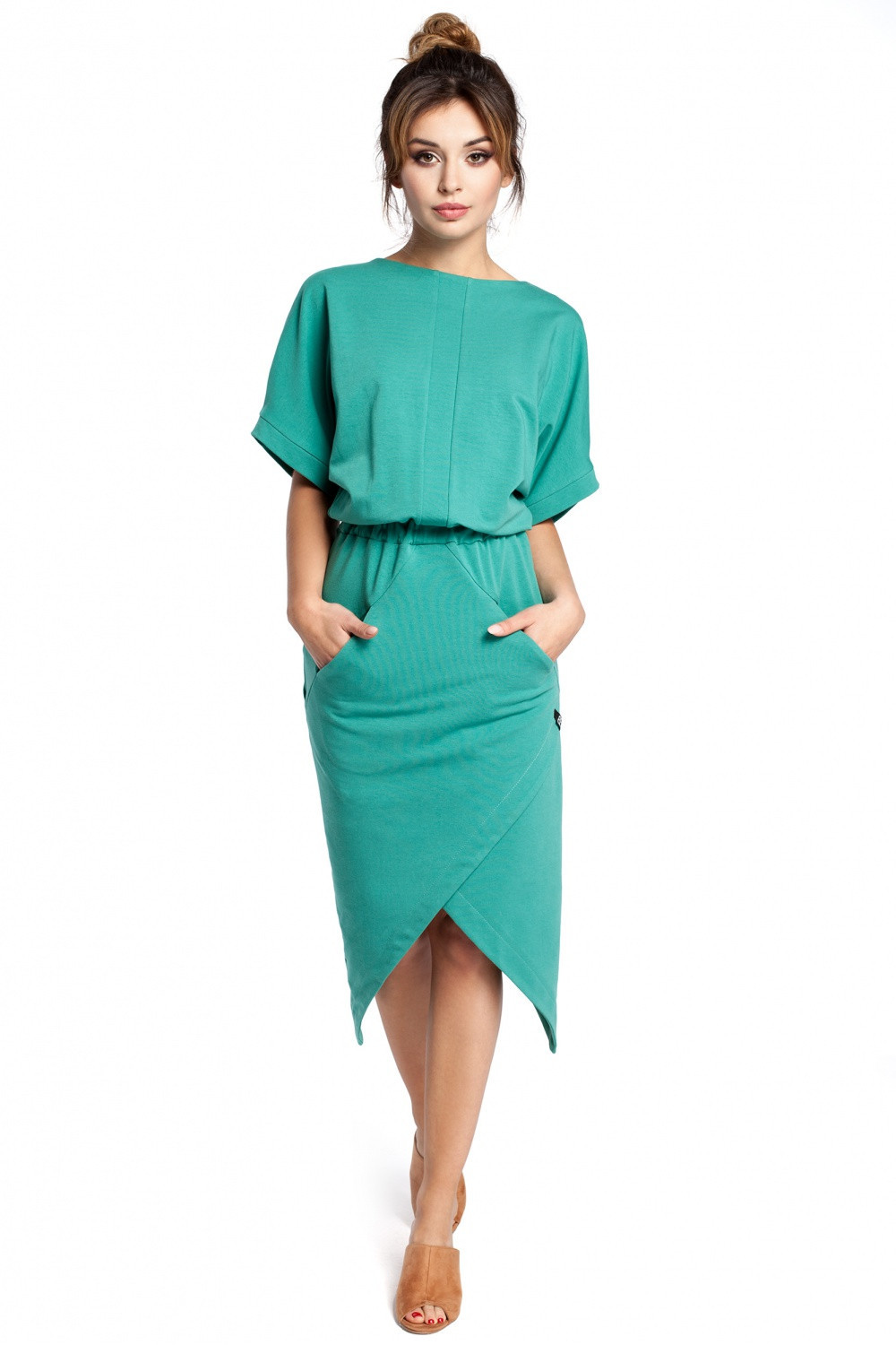 Dámské šaty model 15564128 Zelená S / M - BeWear