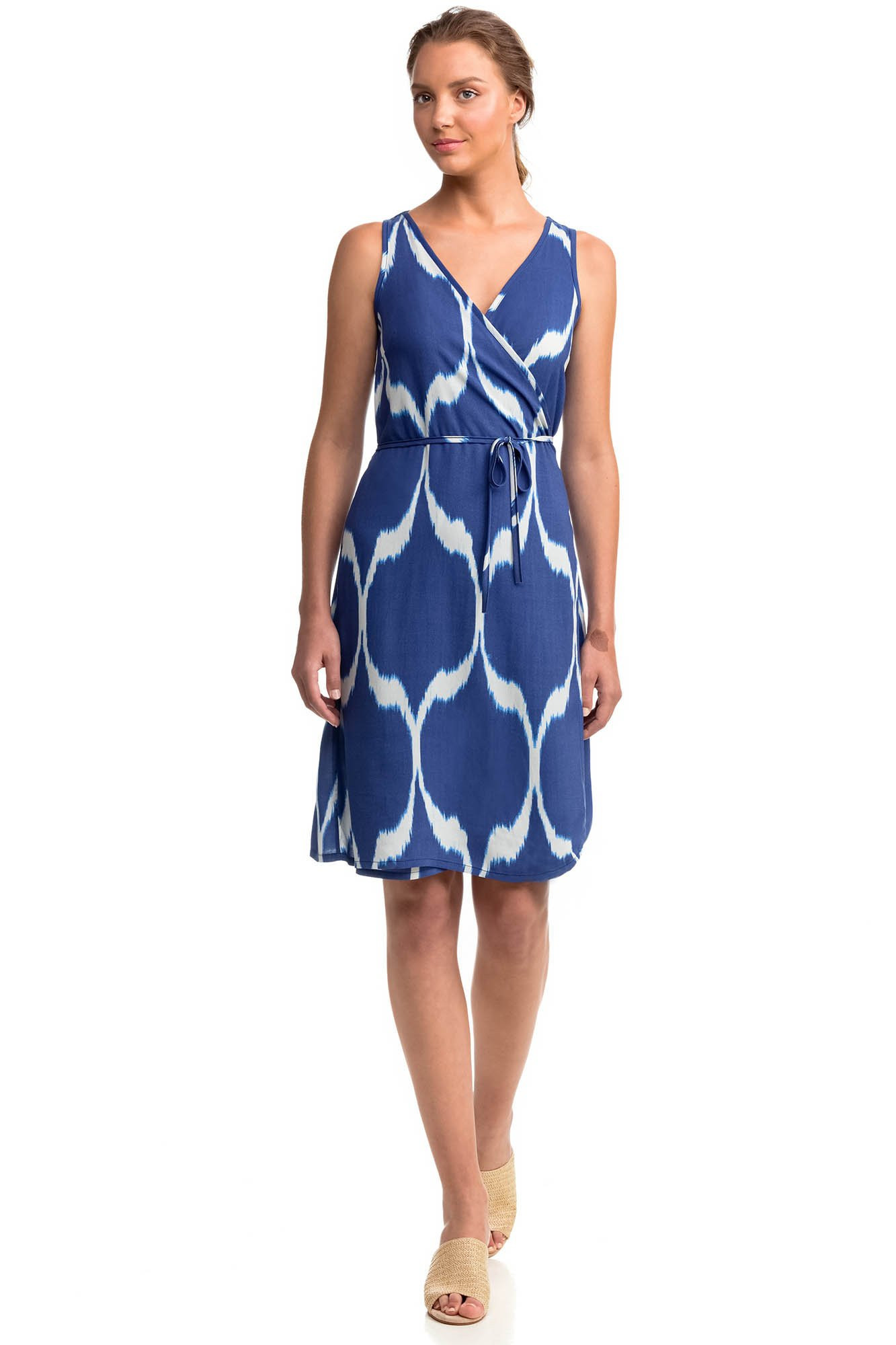 šaty L tmavě modrá vzor model 17410443 - Vamp