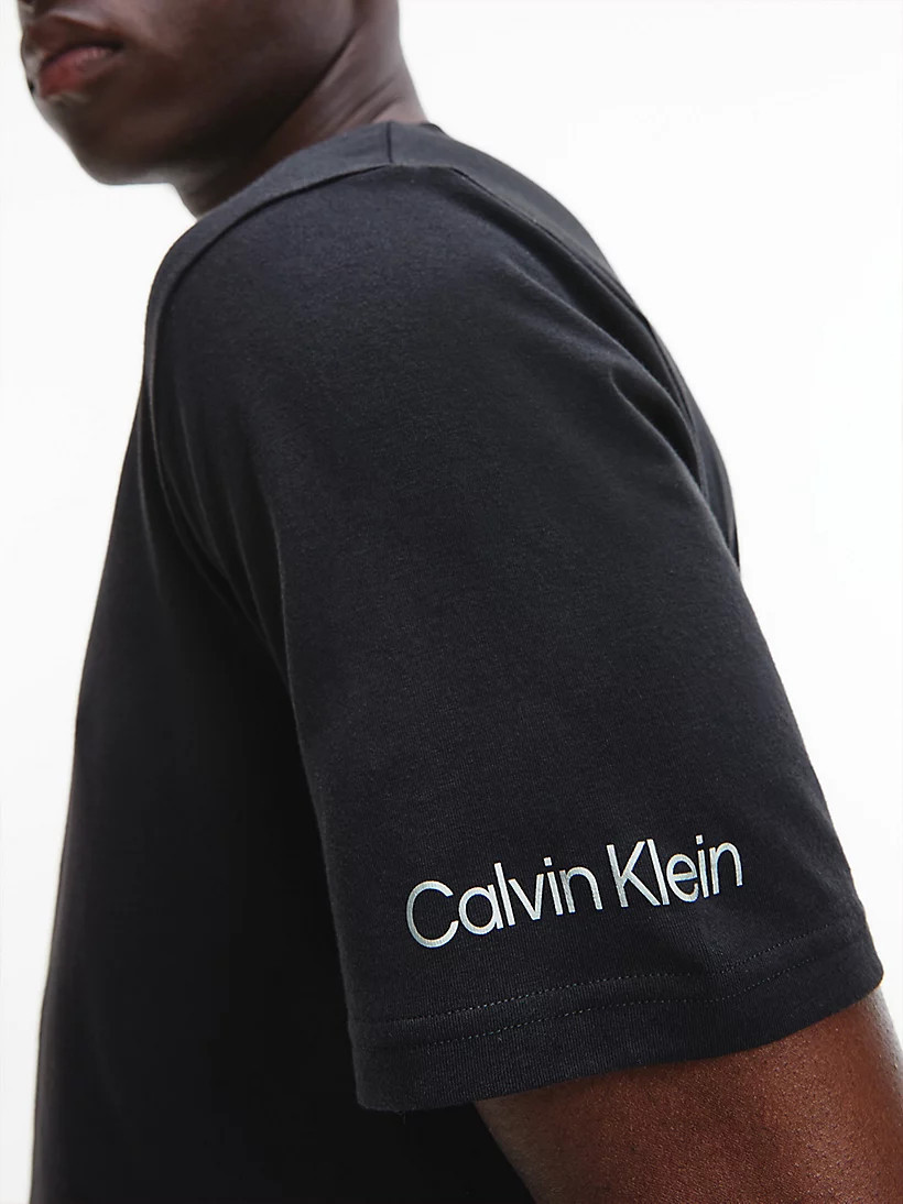 Obrázok Calvin Klein čierne pánske tričko s logom