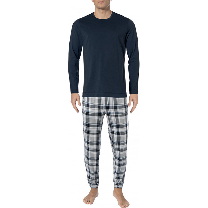 Pánské pyžamo model 17086334 - Jockey Velikost: XL, Barvy: tm.Modrá