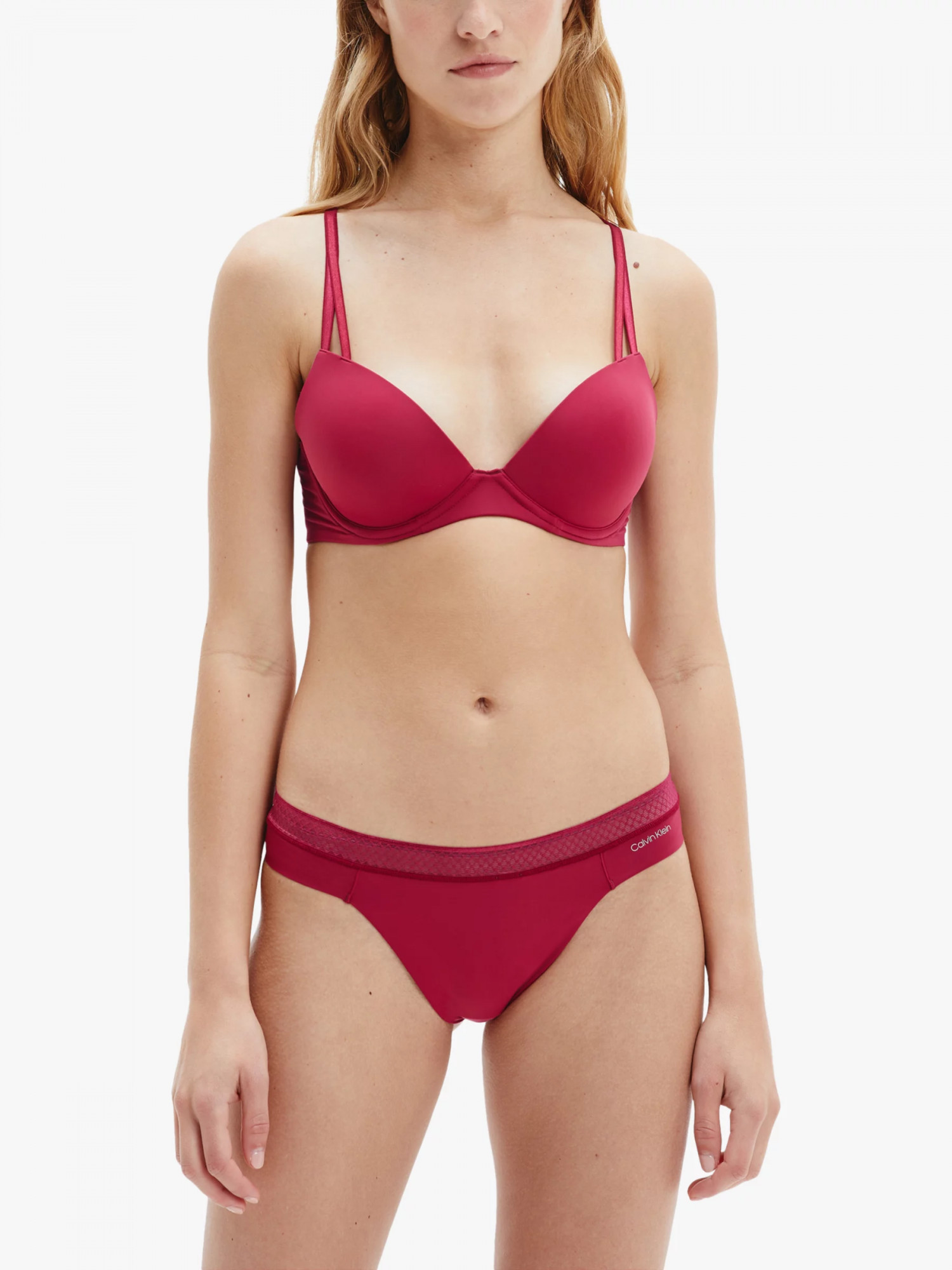 Dámské kalhotky model 16737633 - Calvin Klein Velikost: XS, Barvy: červená