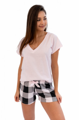 Dámské pyžamo model 17089271 růžové L Růžová - Sensis