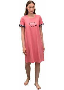 Dámská noční košile model 17109251 - Vamp Velikost: S, Barvy: lososová