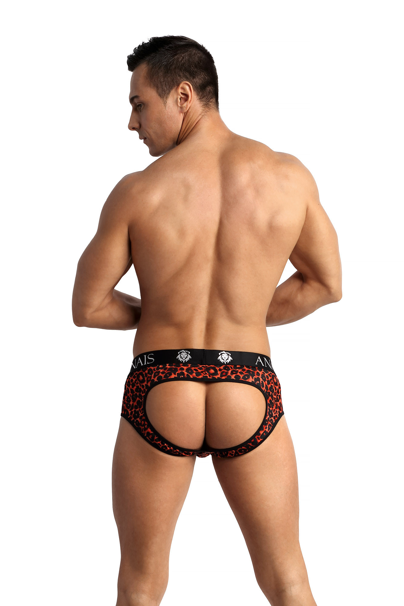 Pánské boxerky otevřené bikini model 17410447 - Anais Velikost: XXL, Barvy: červená