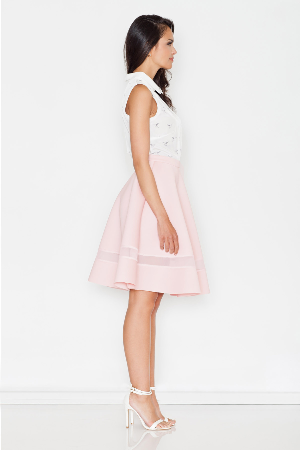 Dámská midi sukně model 17512920 40/L růžová - Figl