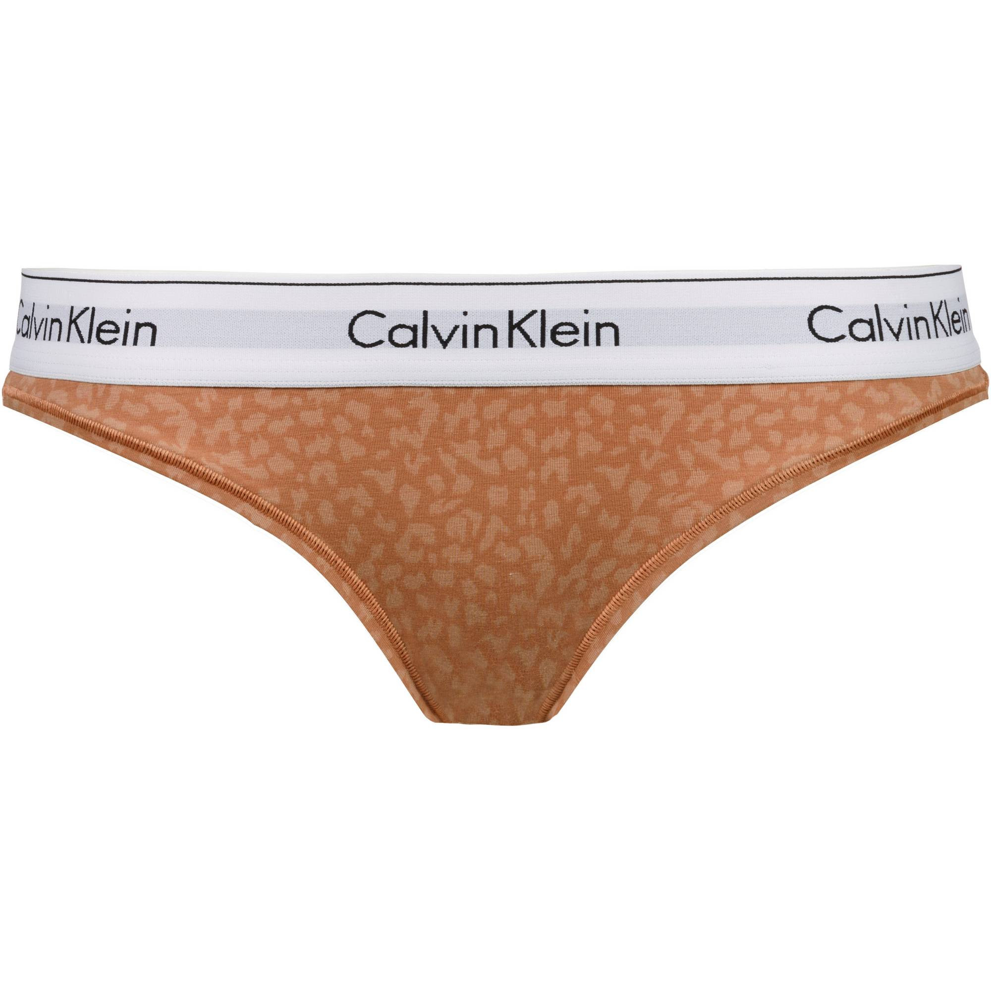 Dámské kalhotky model 17835580 - Calvin Klein Velikost: S, Barvy: hnědá/vzor