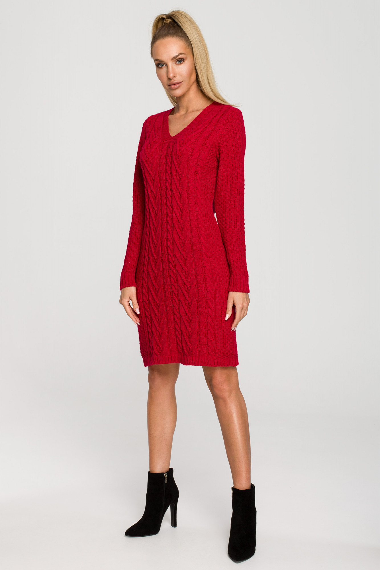 Dámské šaty model 17976142 červená L/XL - Moe