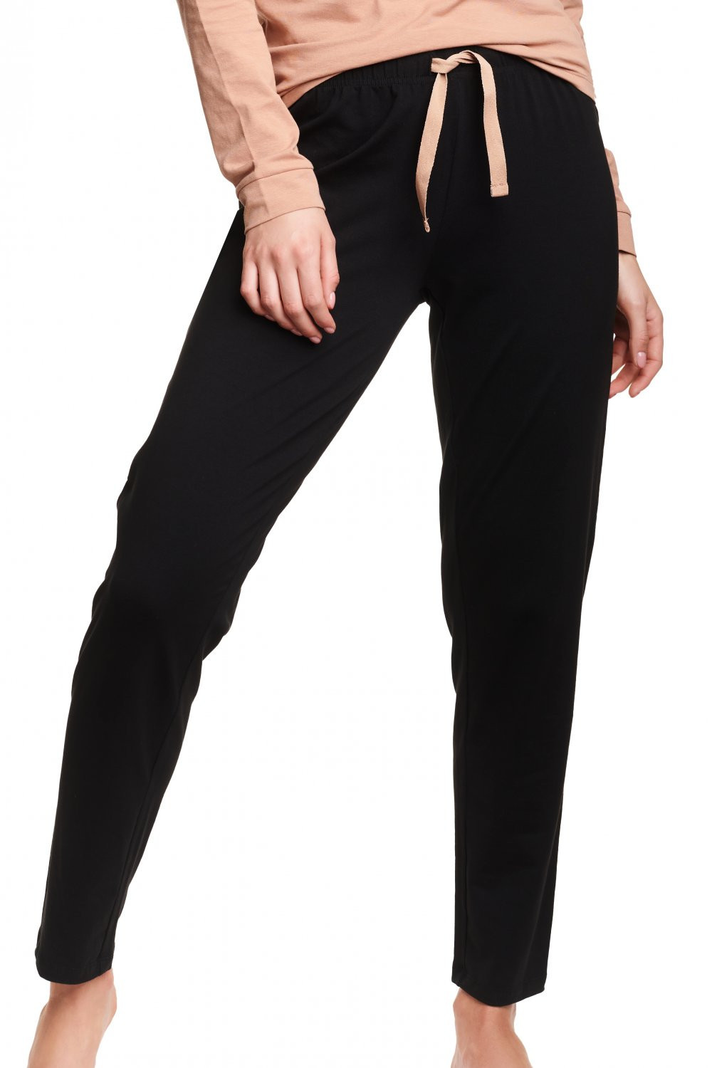 Dámské pyžamo Hnědá s černou hnědočerná XL model 18637682 - Henderson