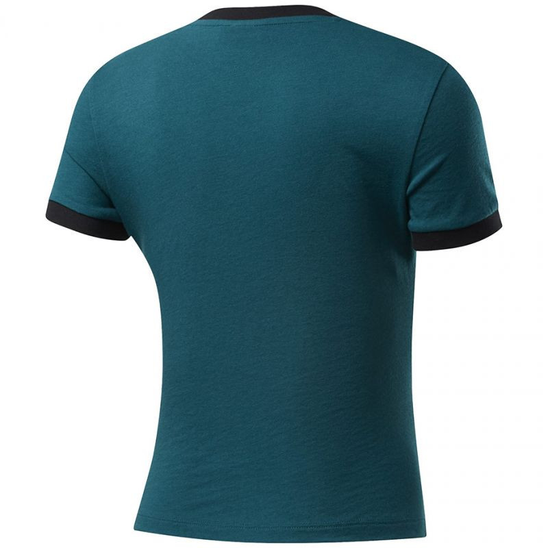 Dámské krátké tričko model 18647107 tmavě zelené S - Reebok