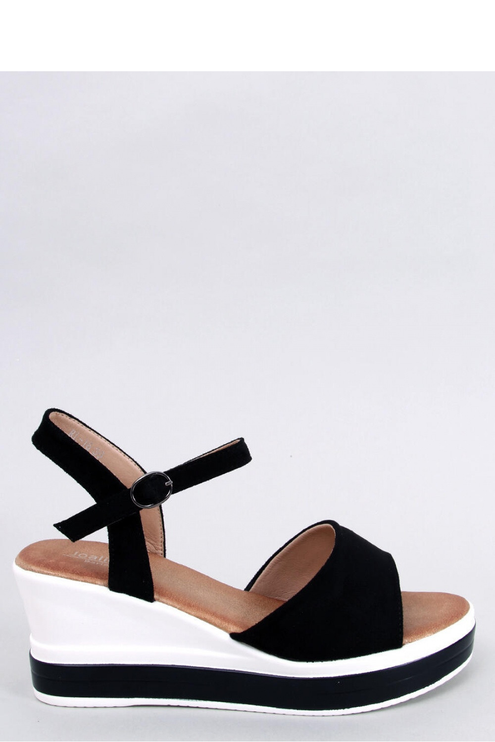 Dámské sandály na podpatku Paris černo bílá 38 model 18799454 - Inello