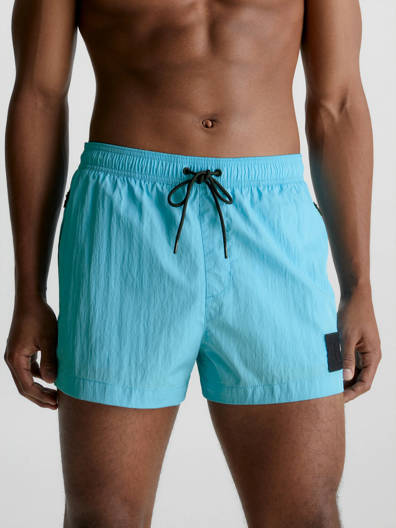 Pánské plavky Short Drawstring Swim Shorts CK Nylon KM0KM00868CU8 modrá - Calvin Klein S - thumb (5)