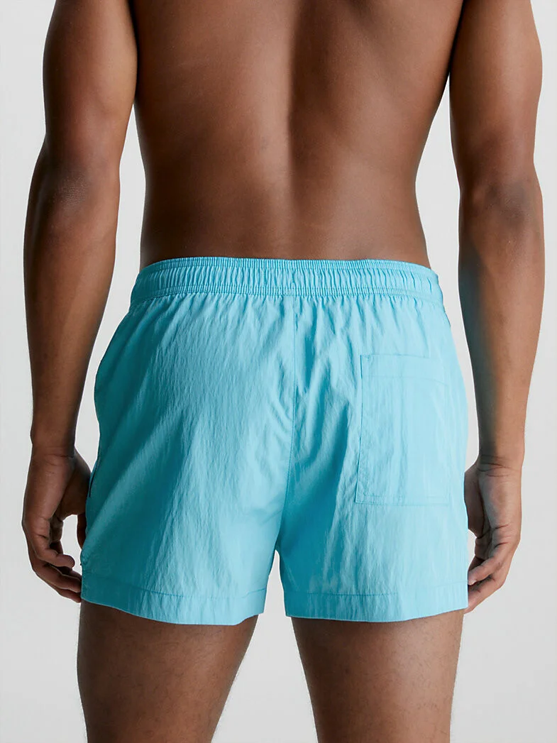 Pánské plavky Short Drawstring Swim Shorts CK Nylon KM0KM00868CU8 modrá - Calvin Klein S - thumb (4)