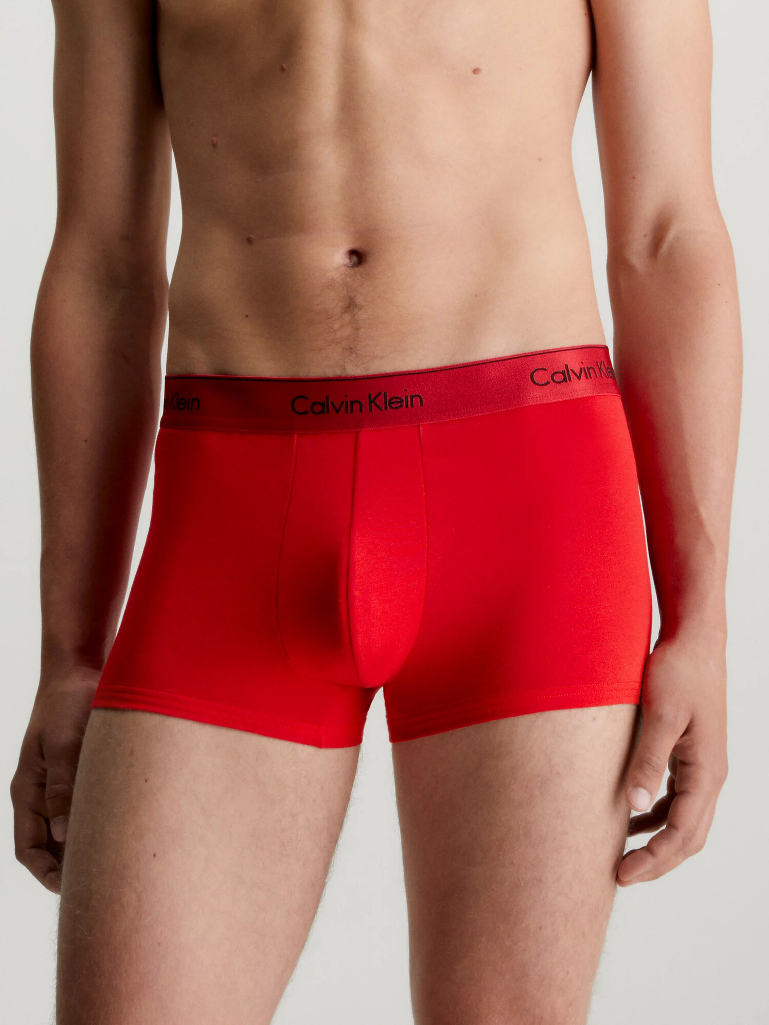 Pánské boxerky 000NB2156A XAT červené - Calvin Klein M