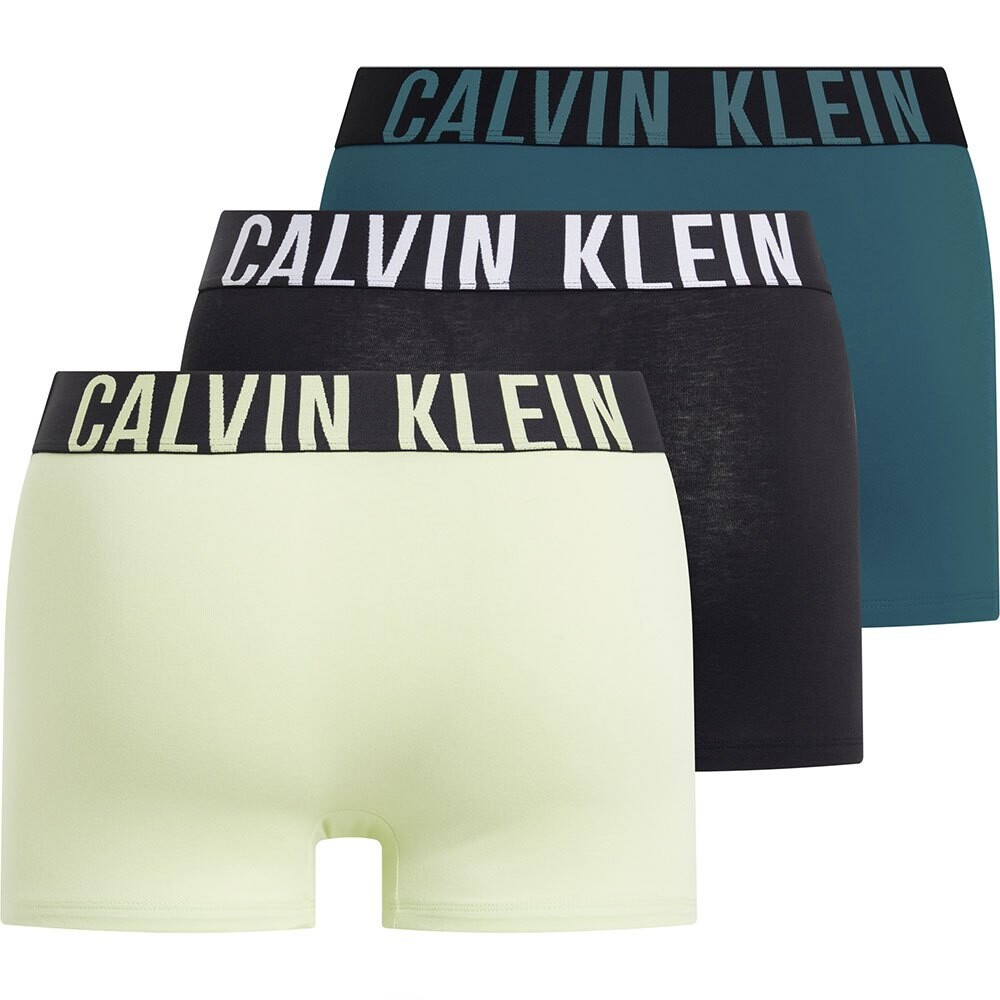 Levně Pánské boxerky 3Pack 000NB3608A OG5 vícebarevné - Calvin Klein XXL