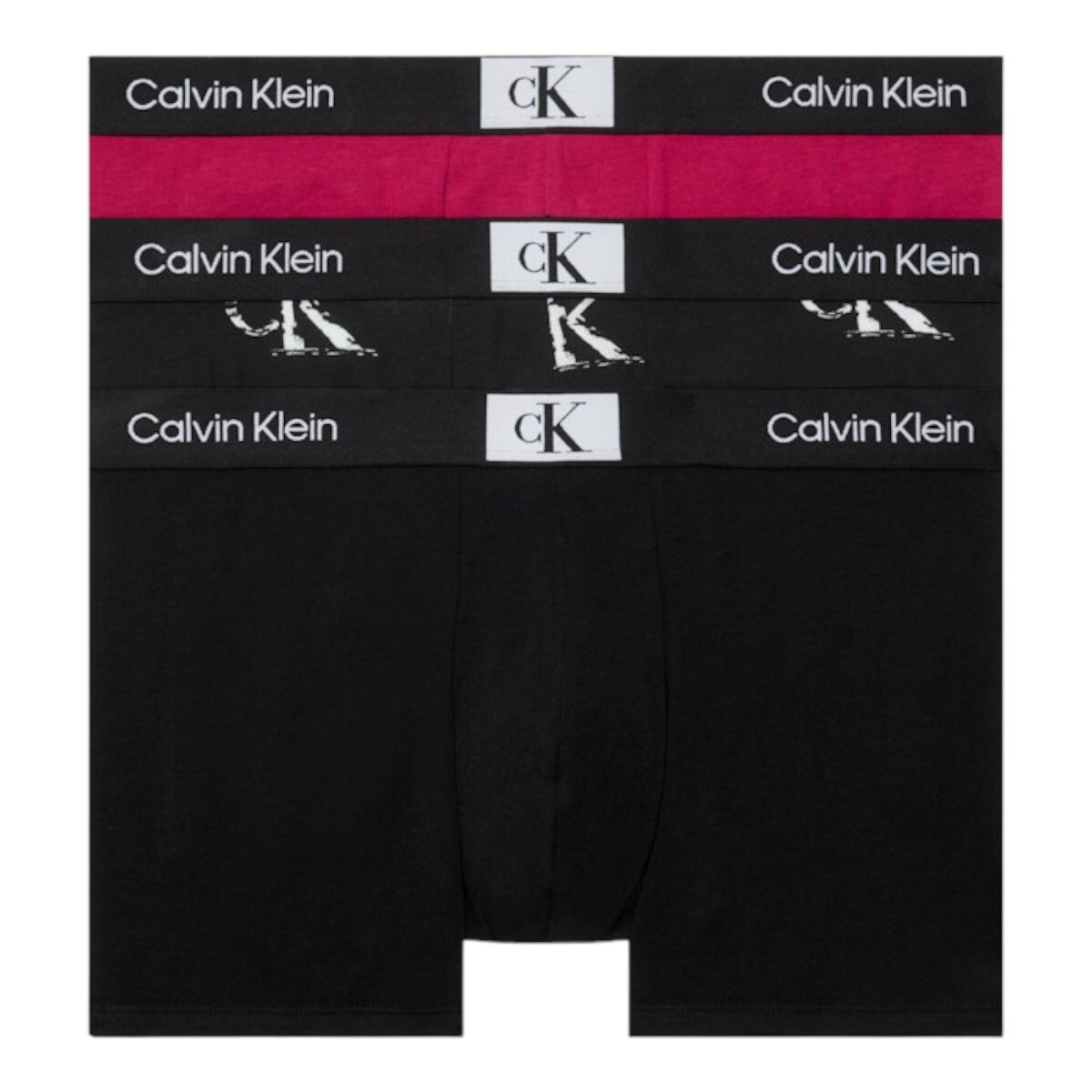 Pánské boxerky 3Pack 000NB3528E MRS vícebarevné - Calvin Klein XXL