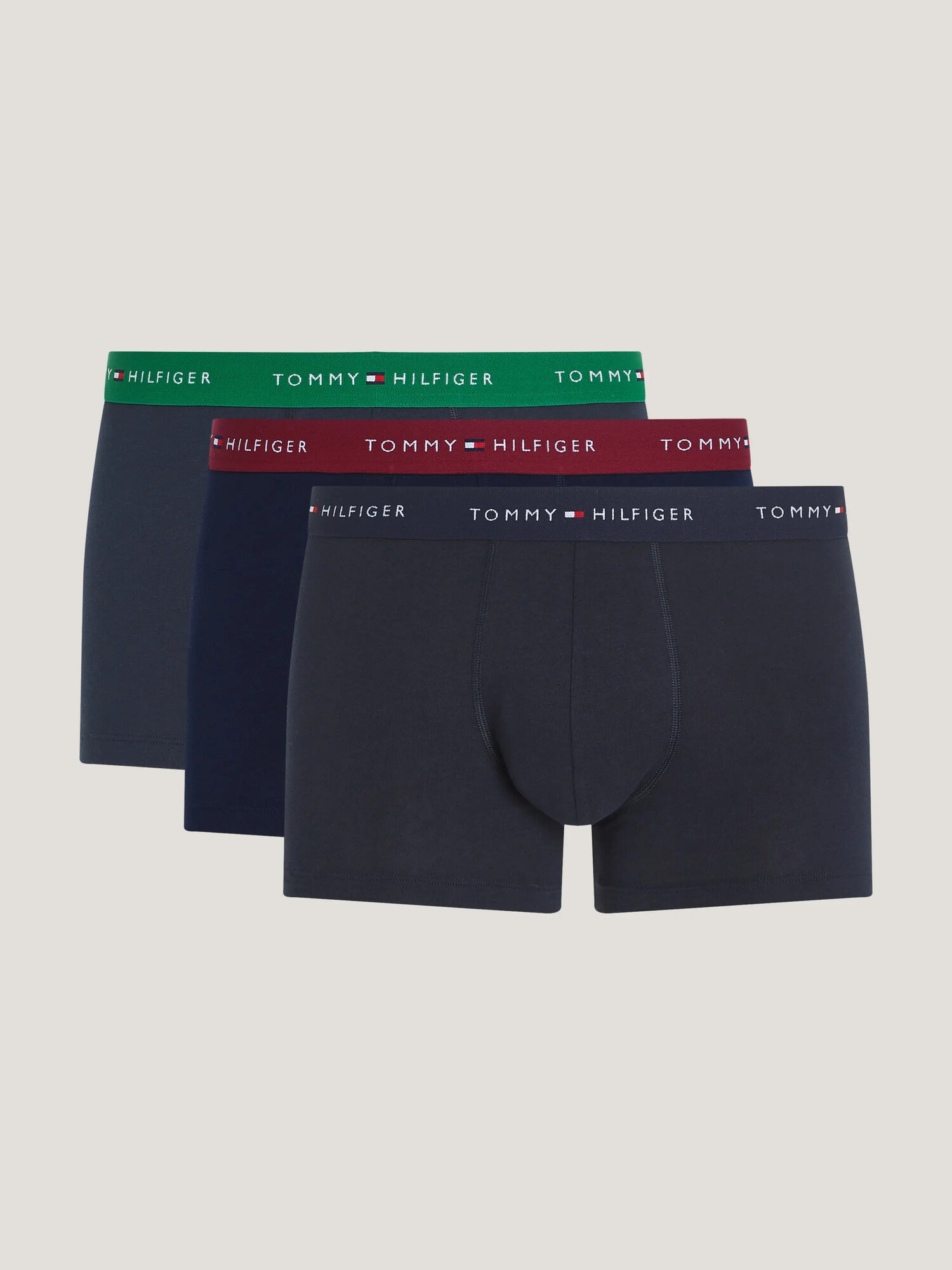 Pánské boxerky 3-PACK UM0UM02763 0SS tm. modré - Tommy Hilfiger S