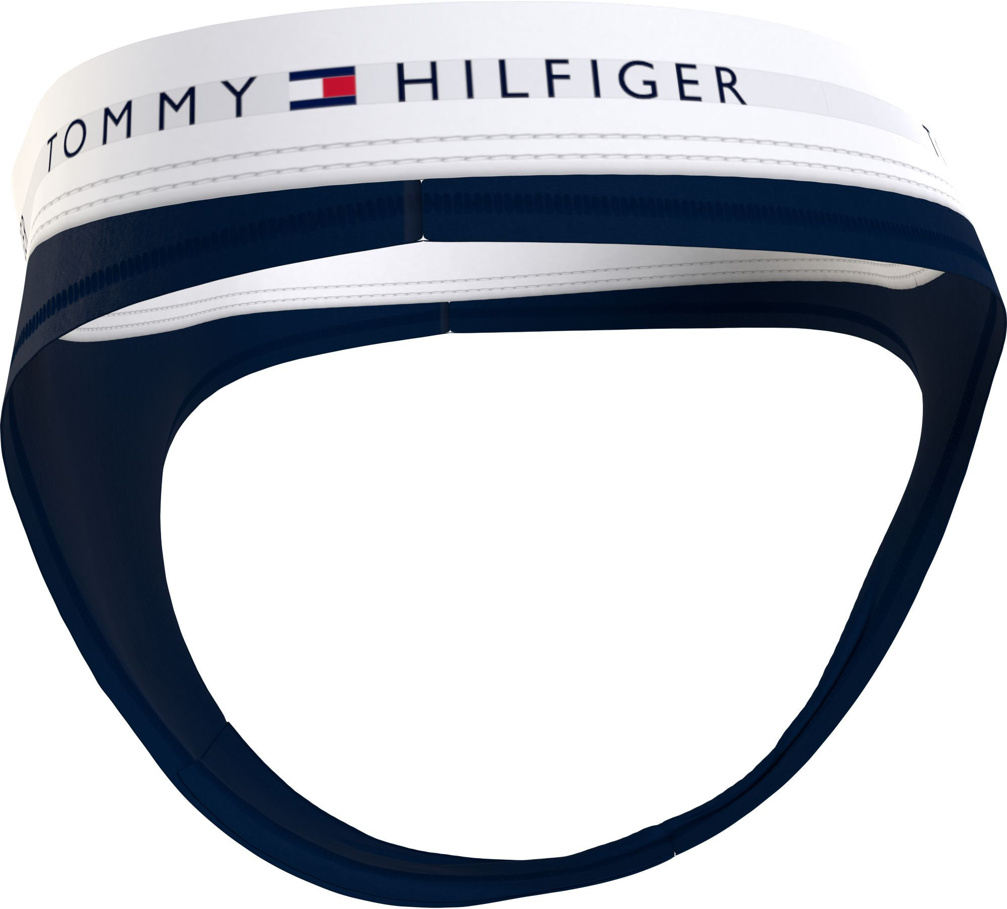 Dámská tanga THONG UW0UW03835 DW5 tm. modré - Tommy Hilfiger M