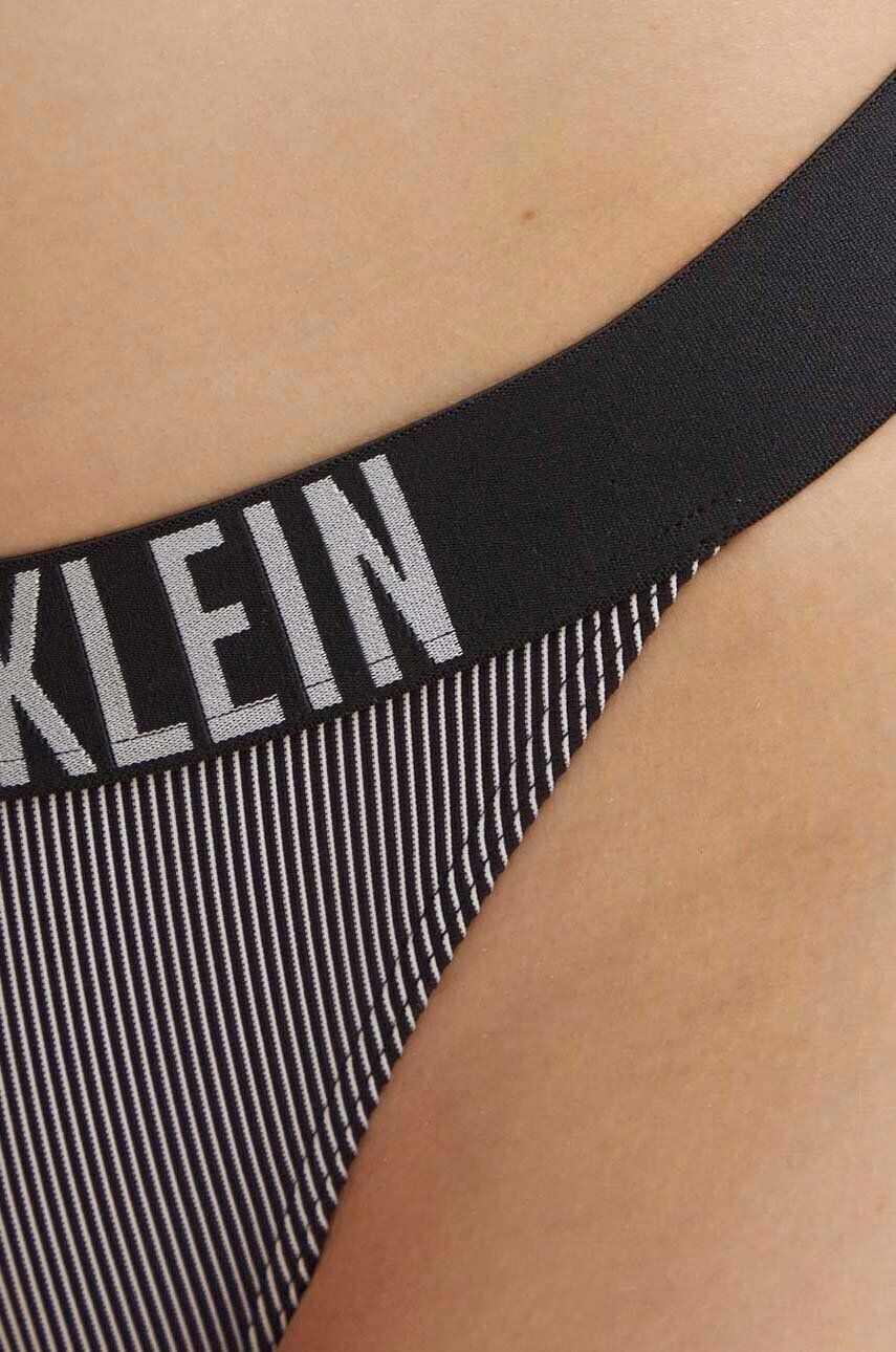 Dámské plavkové kalhotky KW0KW02611 BEH černé - Calvin Klein M