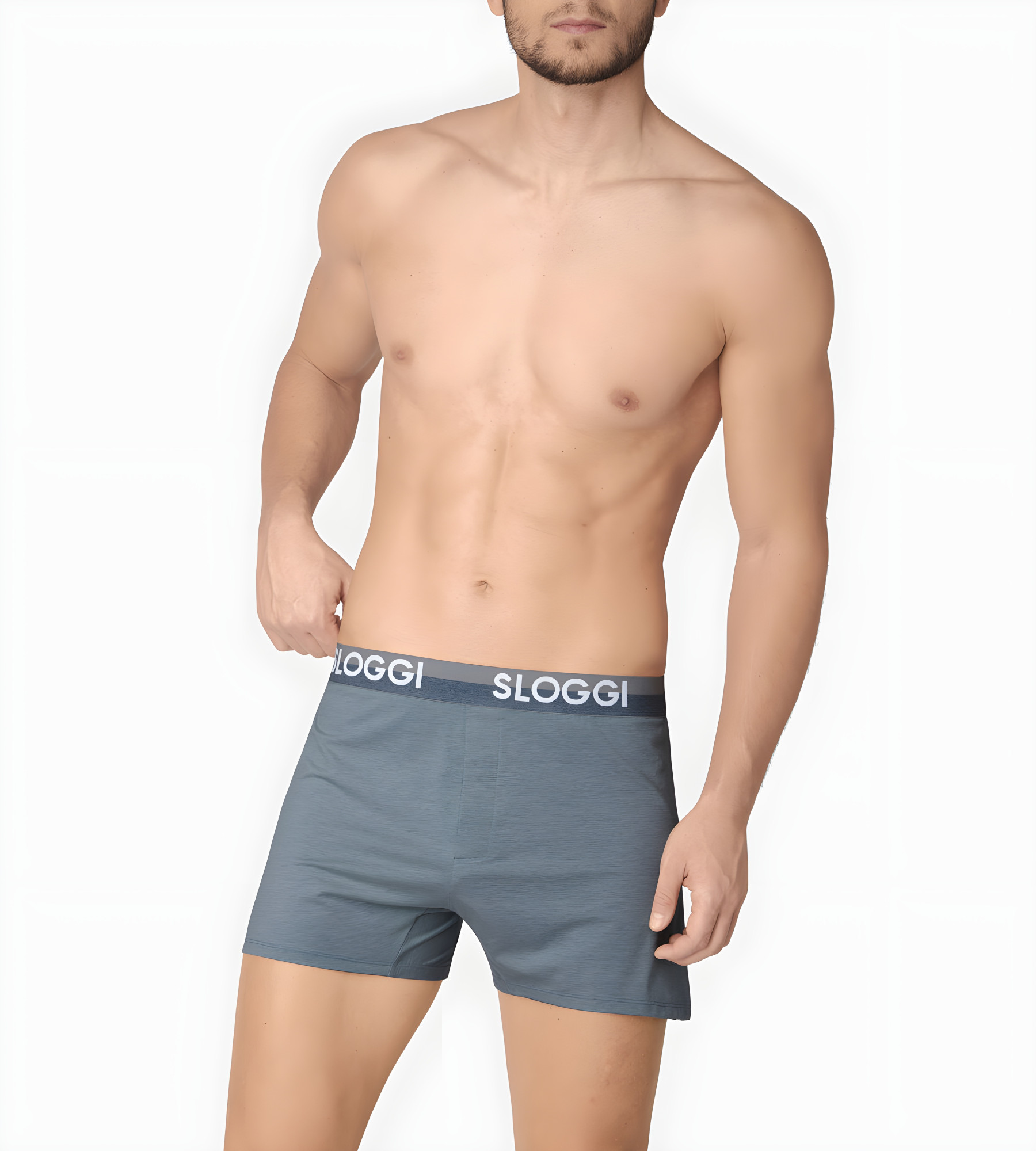 Obrázok Boxerky Sloggi Men The Slim Fit Boxer tmavo zelená (00EN) 000m