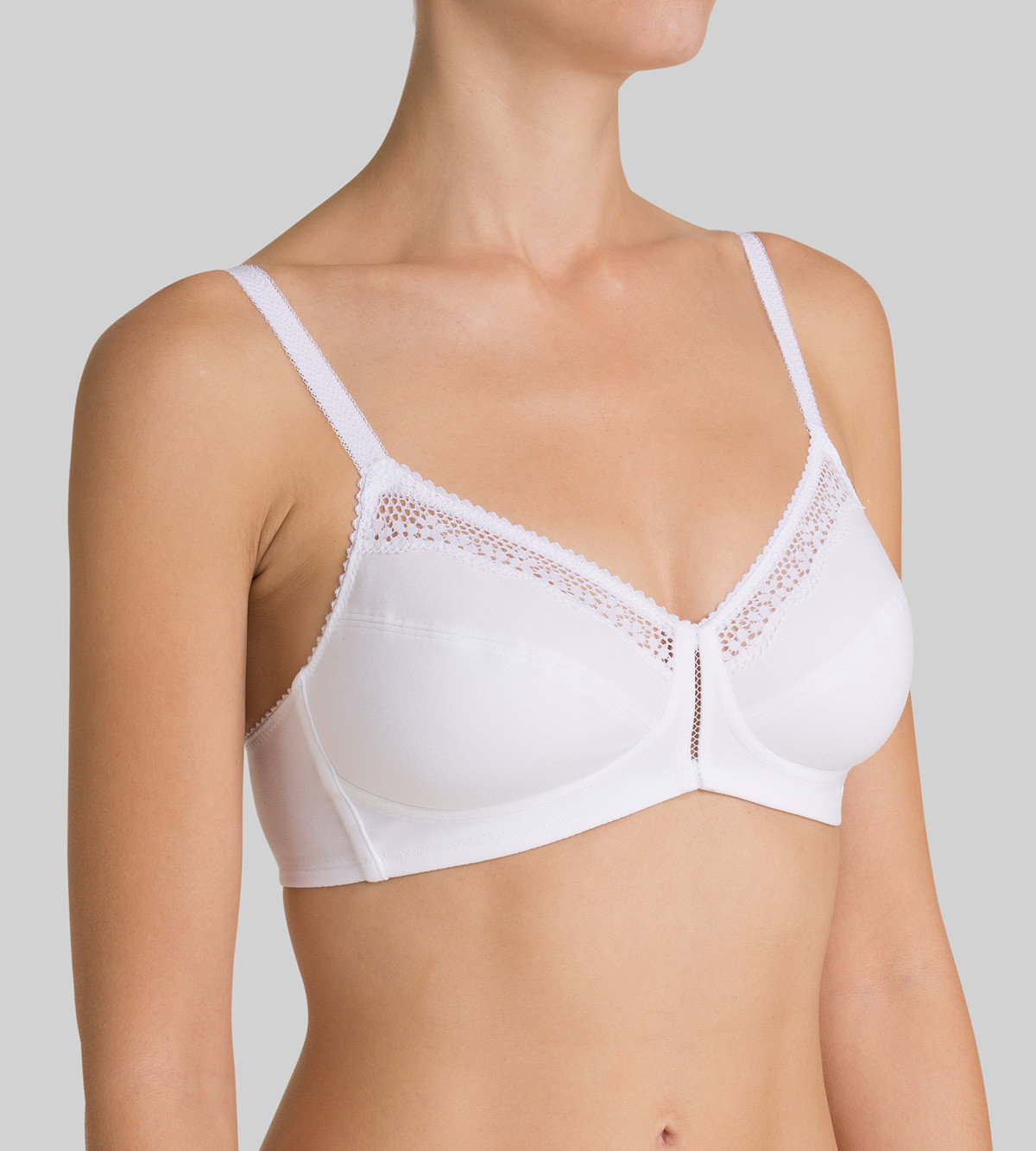 Obrázok Podprsenka s kosticami Cotton Beauty N - Triumph čierna (0004) 090C