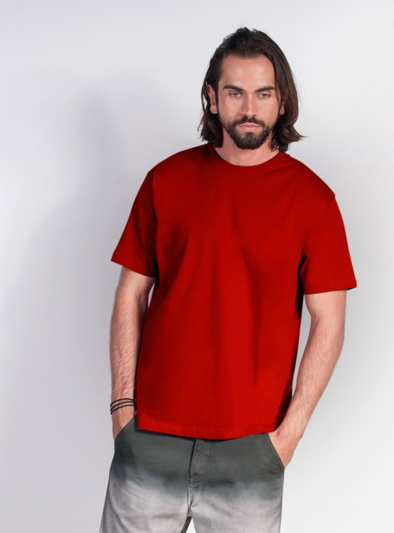 Pánské tričko model 2659336 - PROMOSTARS Barva: TMAVĚ ČERVENÁ, Velikost: XXL
