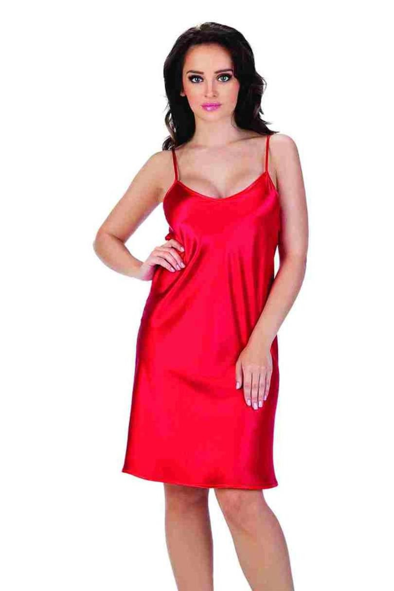 Dámská košilka CLASSIC krátká model 3300227 - De Lafense Barva: Červená, Velikost: M