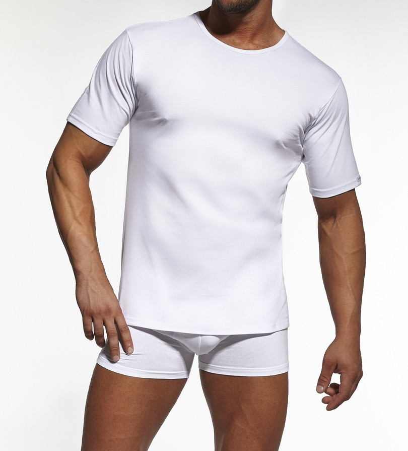 Pánské tričko model 4392635 - Cornette Barva: bílá, Velikost: L