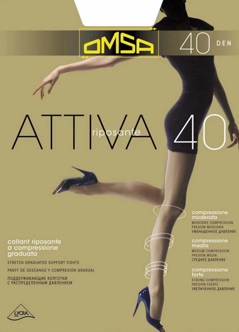 Dámské punčochové kalhoty Attiva 40 - OMSA castoro 3 - thumb (2)