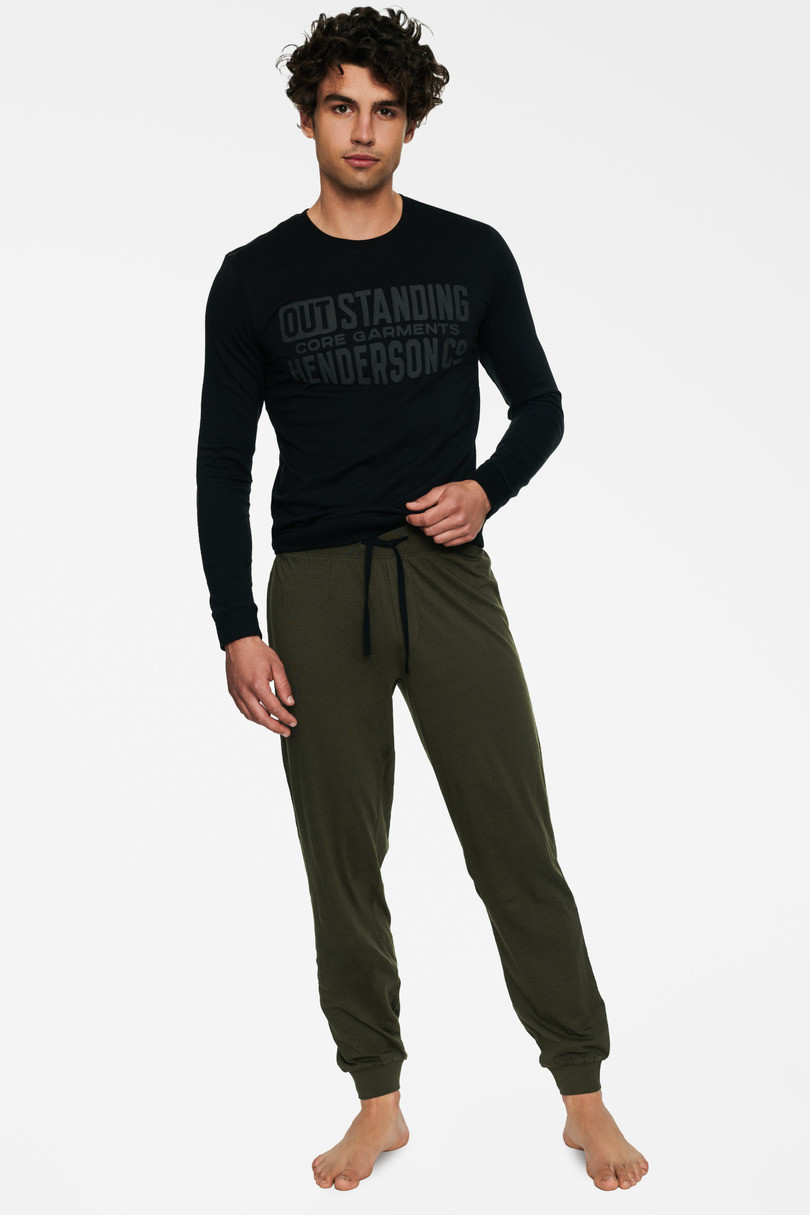 Pánské pyžamo AW22 model 17656545 - Henderson Barva: černá, Velikost: L
