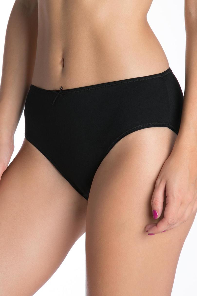 Dámské kalhotky BIKINI L-400BI-02ex 3-pack černá XXL