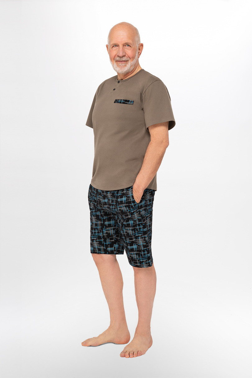 Pánské pyžamo khaki M model 17332029 - MARTEL