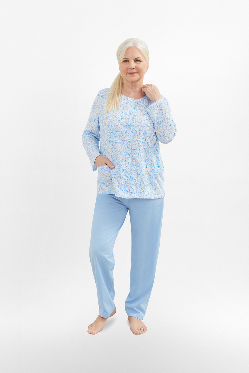 Dámské pyžamo 202 MARIA BIG Barva: modrá, Velikost: 3xl