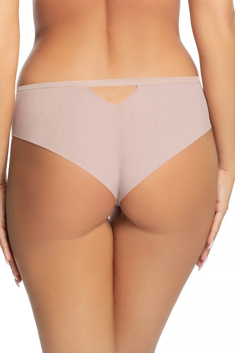 Dámské kalhotky brazilky model 17364785 - Gorsenia Barva: pudrově růžová, Velikost: M