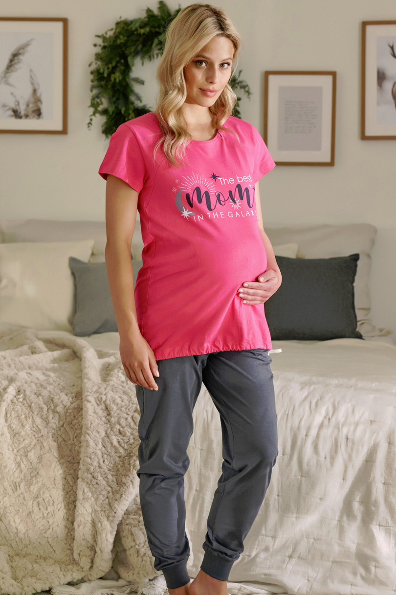 Dámské těhotenské pyžamo model 17625753 PEONY S - DOCTOR NAP