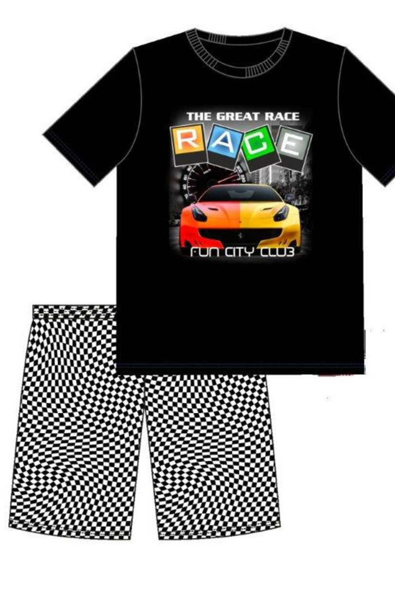 Dětské pyžamo BOY KR model 18325736 SPEED černá 104 - Cornette