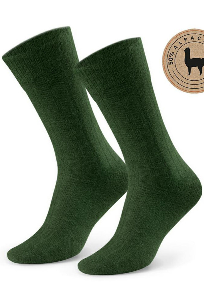 Pánské ponožky ALPACA 50% 044 zelená 41-43