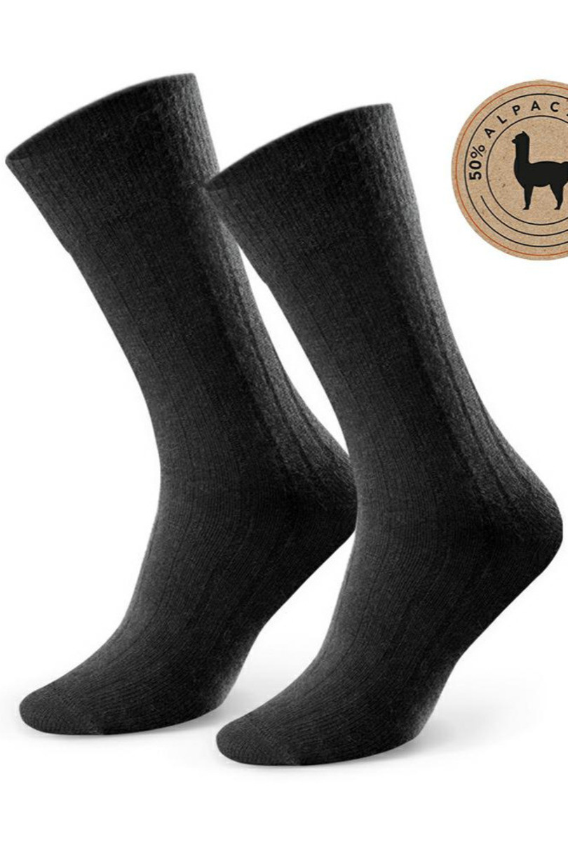 Pánské ponožky ALPACA 50% 044 černá 41-43