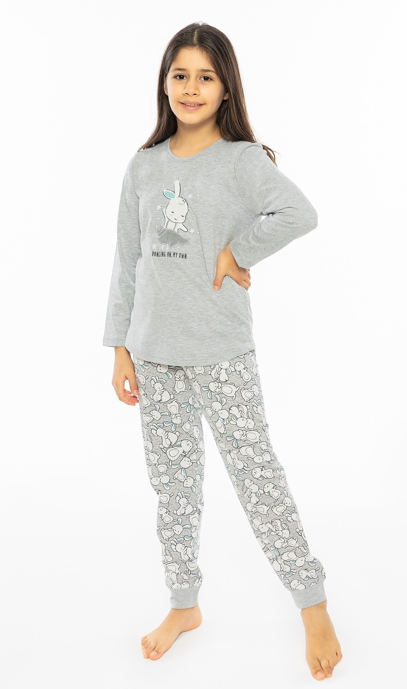 Dětské pyžamo dlouhé model 15138720 šedá 5 - 6