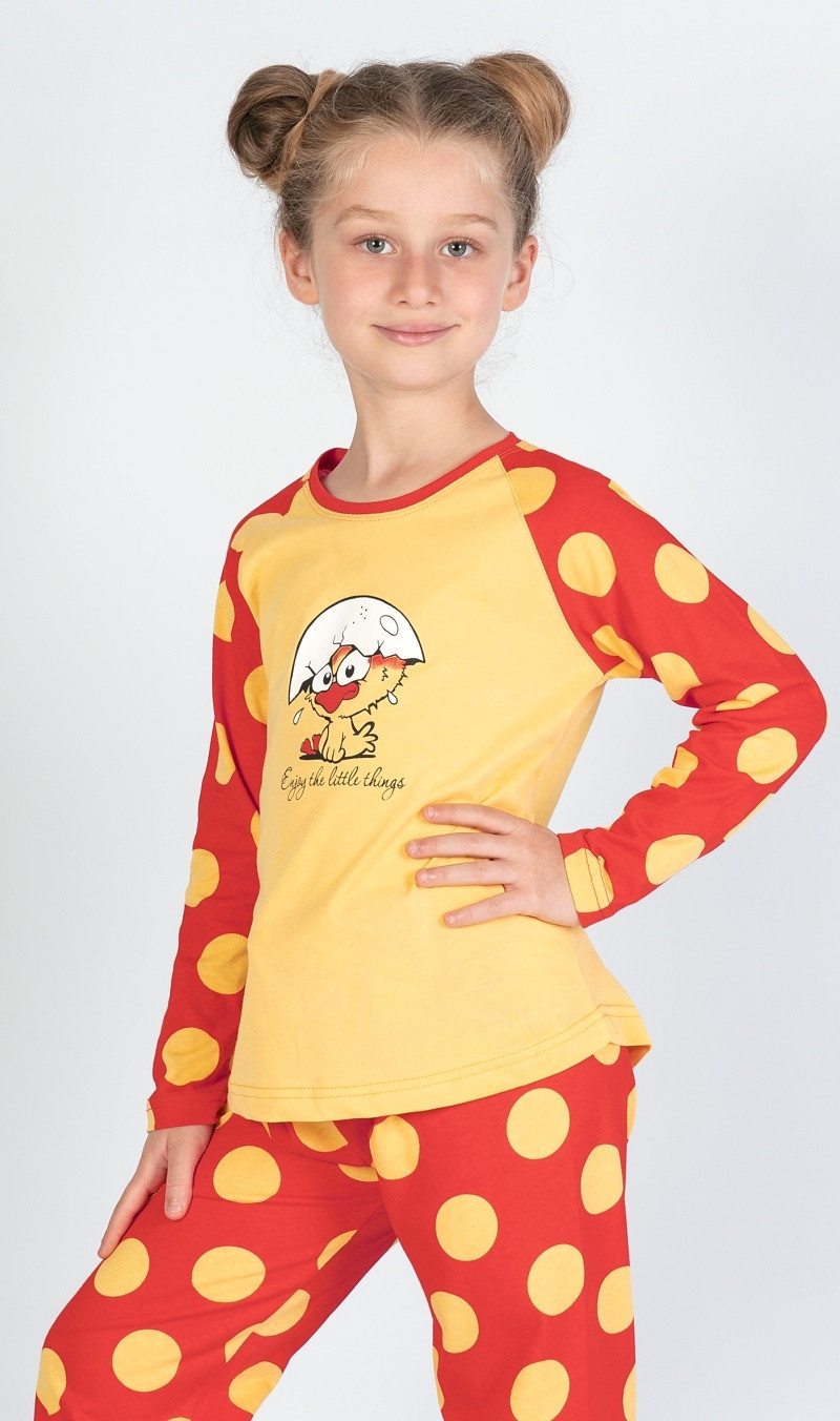 Dětské pyžamo dlouhé model 16198859 červená 15 - 16